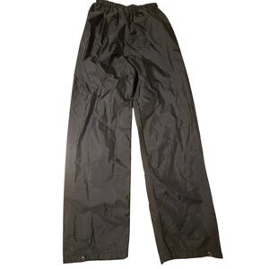 Vintage Columbia Omni Tech Nylon Rain Pants Waterproof Men's Size Small Black